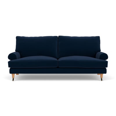 3 Seater - Deep blue - Matt Velvet