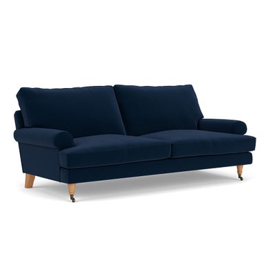 3 Seater - Deep blue - Matt Velvet