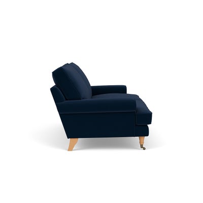 3 Seater - Deep blue - Matt Velvet