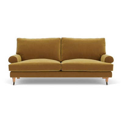 3 Seater - Mustard - Matt Velvet