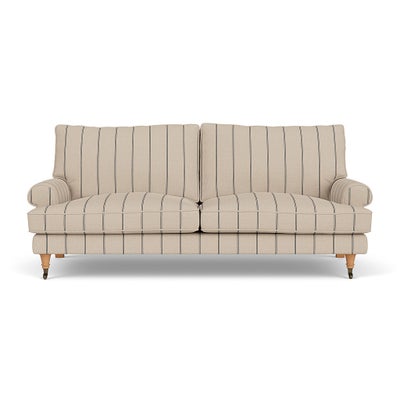 3 Seater - Charcoal - Compton Stripe