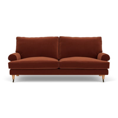 3 Seater - Brick - Matt Velvet