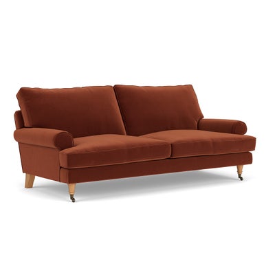 3 Seater - Brick - Matt Velvet