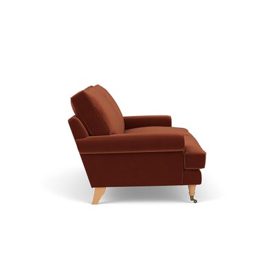 3 Seater - Brick - Matt Velvet