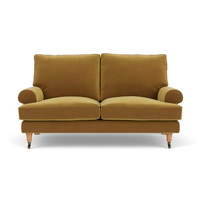 2 Seater - Mustard - Matt Velvet
