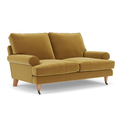 2 Seater - Mustard - Matt Velvet