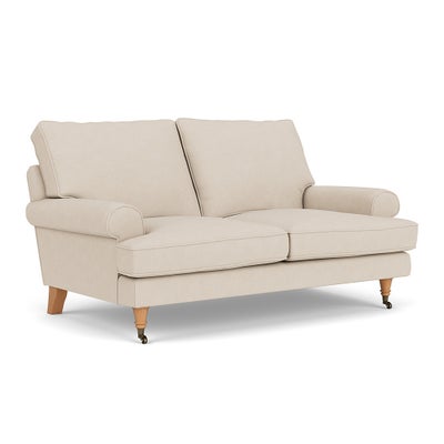 2 Seater - Lily White - House Linen Mix