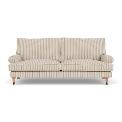 3 Seater Sofa - Sage - Kingham Stripe
