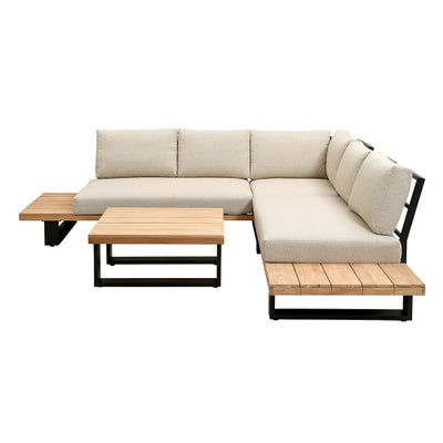 Corner Sofa Lounge Set - Teak