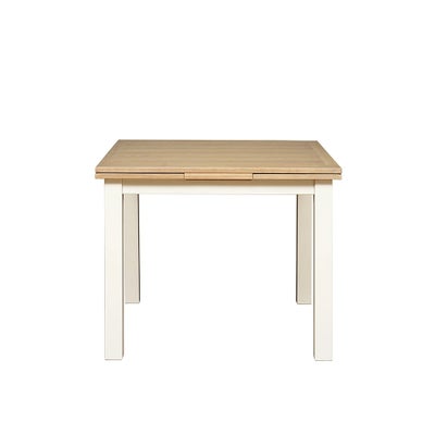 Square Extending Dining Table and 4 Dining Chairs Set