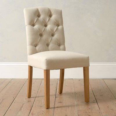 Dining Chair - Natural Linen