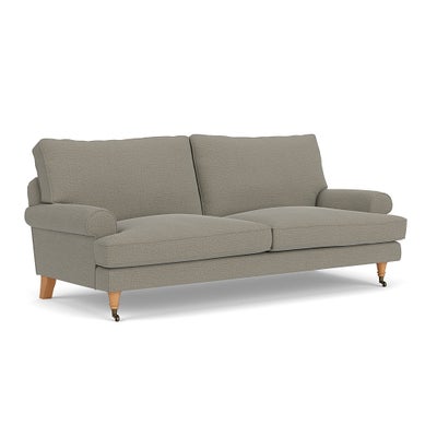 3 Seater - Flax - Rustic Weave