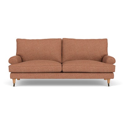 3 Seater - Brick - Herringbone Weave