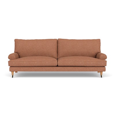 4 Seater - Brick - Herringbone Weave