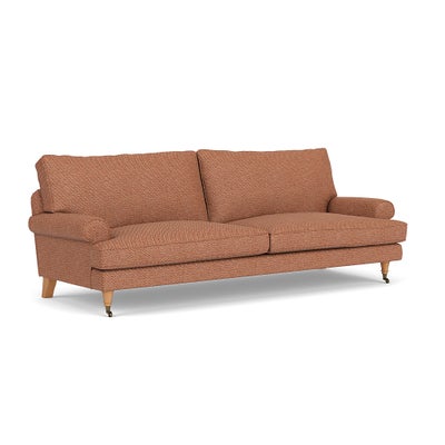 4 Seater - Brick - Herringbone Weave