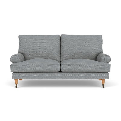 Large 2 Seater - Navy - Herringbone Weave