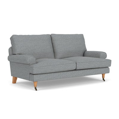 Large 2 Seater - Navy - Herringbone Weave