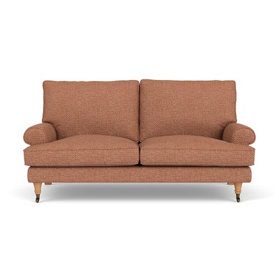 Large 2 Seater - Brick - Herringbone Weave