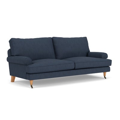 3 Seater - Indigo - Luxury Italian Linen