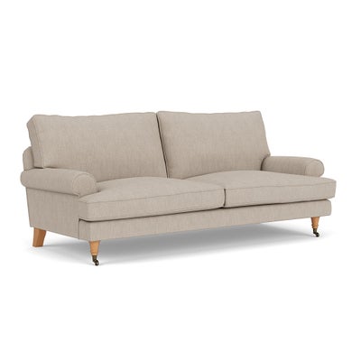 3 Seater - Natural - Luxury Italian Linen