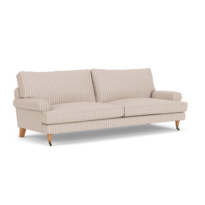 4 Seater - Flax - Kingham Stripe