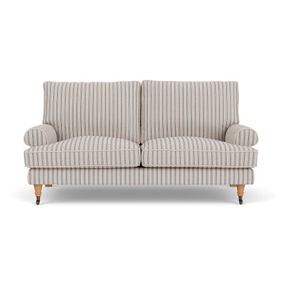 Large 2 Seater - Indigo - Kingham Stripe
