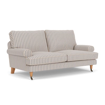 Large 2 Seater - Indigo - Kingham Stripe