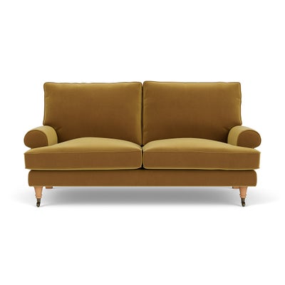 Large 2 Seater - Mustard - Matt Velvet