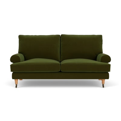 Large 2 Seater - Forest Green - Matt Velvet