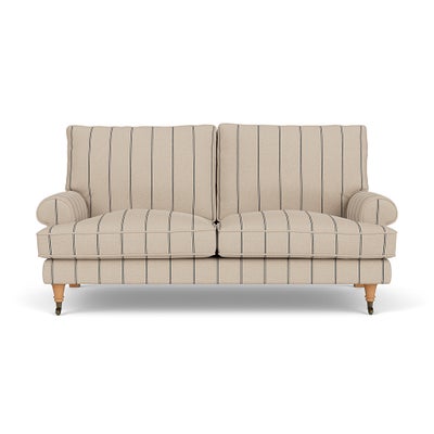 Large 2 Seater - Charcoal - Compton Stripe