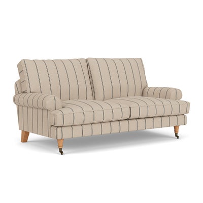 Large 2 Seater - Charcoal - Compton Stripe