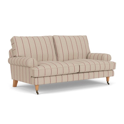 Large 2 Seater - Raspberry - Compton Stripe