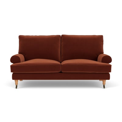 Large 2 Seater - Brick - Matt Velvet
