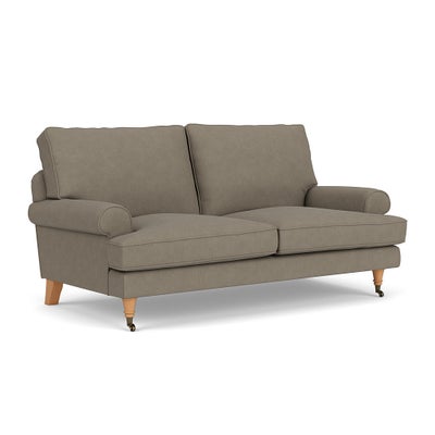 Large 2 Seater - Mid Grey - House Linen Mix