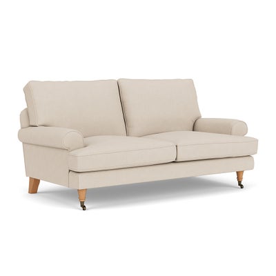 Large 2 Seater - Lily White - House Linen Mix