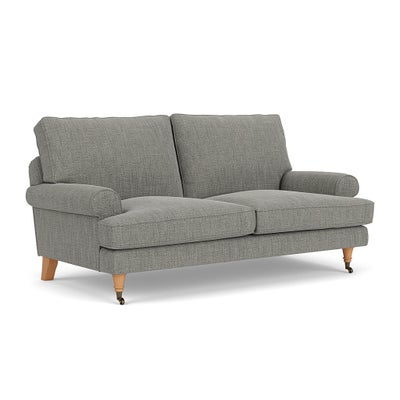 Large 2 Seater - Grey marl - Rustic weave