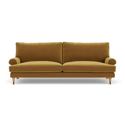 4 Seater - Mustard - Matt Velvet