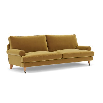 4 Seater - Mustard - Matt Velvet
