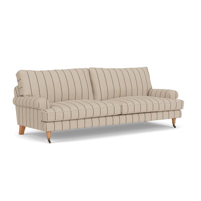 4 Seater - Charcoal - Compton Stripe