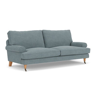 3 Seater - Teal marl - Rustic weave