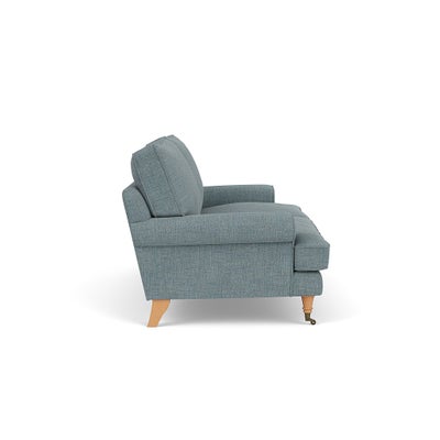 3 Seater - Teal marl - Rustic weave