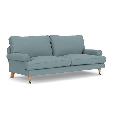 3 Seater - Sky blue - House linen mix
