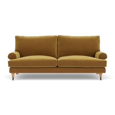 3 Seater - Mustard - Matt Velvet