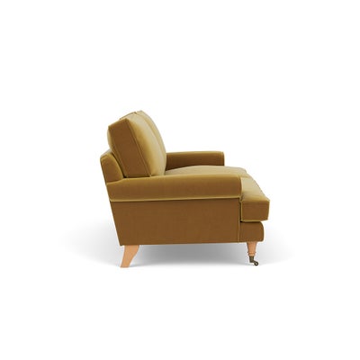 3 Seater - Mustard - Matt Velvet