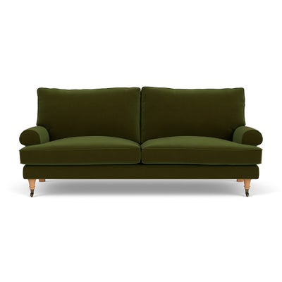 3 Seater - Forest Green - Matt Velvet