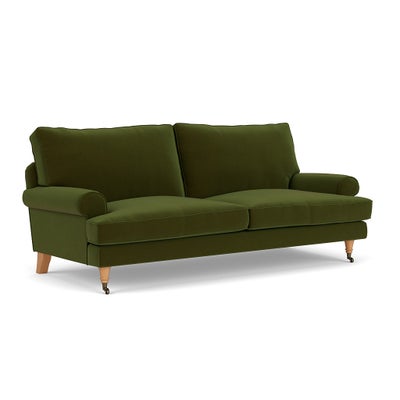 3 Seater - Forest Green - Matt Velvet