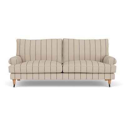 3 Seater - Charcoal - Compton Stripe