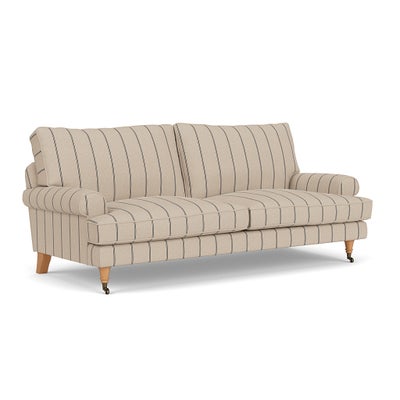 3 Seater - Charcoal - Compton Stripe