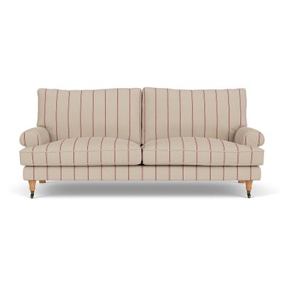 3 Seater - Raspberry - Compton Stripe