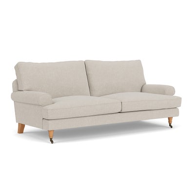 3 Seater - Natural - Aquaclean Oxford